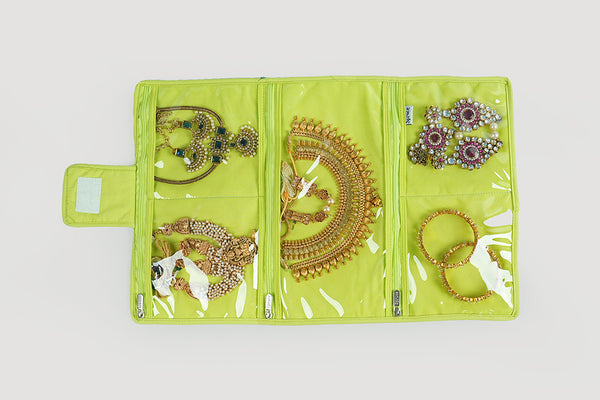 Transparent Jewellery Organiser - Avocado