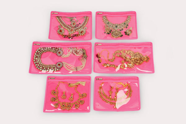 Transparent Jewellery Organiser - Rose milk