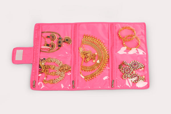 Transparent Jewellery Organiser - Rose milk