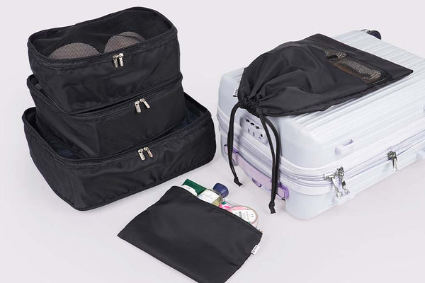 Travel Packing Cubes (Set of 5) - Charcoal