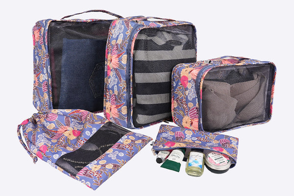 Travel Packing Cubes (Set of 5) - Wildflower