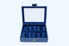 Watch Box – Blue Woven (10 Partition)