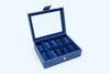 Watch Box – Blue Woven (10 Partition)
