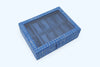 Watch Box – Blue Woven (10 Partition)