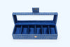 Watch Box – Blue Woven (6 Partition)