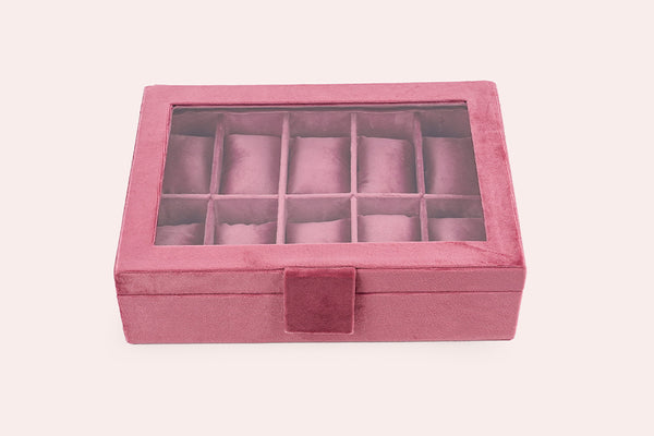 Watch Box – Old Rose (10 Partition)