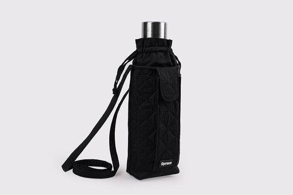 Water Bottle Sling Bag - Charcoal