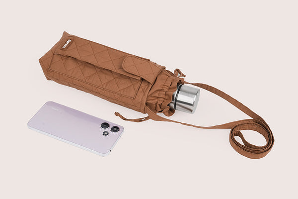 Water Bottle Sling Bag - Chocolate