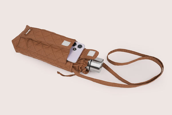 Water Bottle Sling Bag - Chocolate