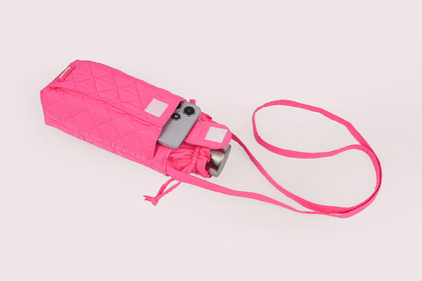 Water Bottle Sling Bag - Rose milk