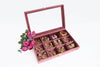 Jewellery Box (12 Partitions) - Old Rose