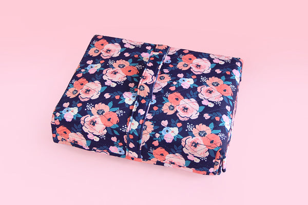 Jewellery Organiser - Big (BJ4) Blue Garden