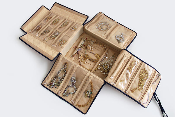 Jewellery Organiser - Big (BJ4) Peach Petals