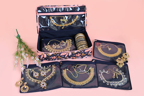 Jewellery Organiser (5P Bangle) – Peach Petals