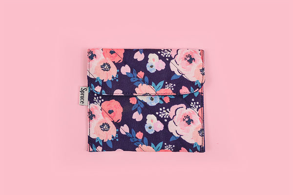 Sanitary Napkin Pouch - Blue Garden