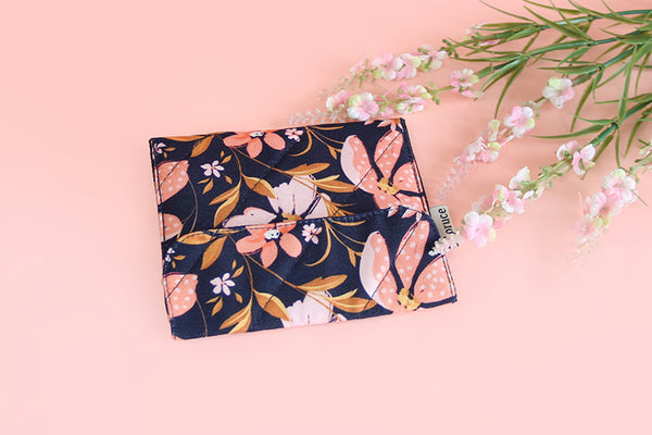 Sanitary Napkin Pouch - Peach Petals