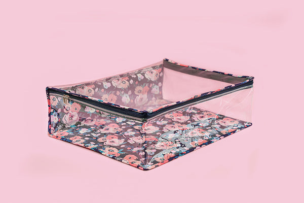 Saree/ Dress Cover – Blue Garden