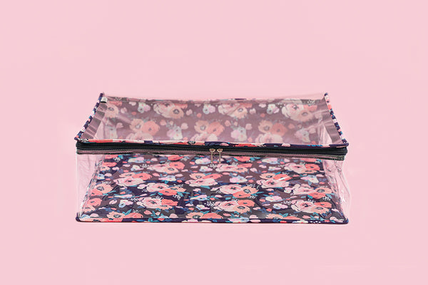 Saree/ Dress Cover – Blue Garden