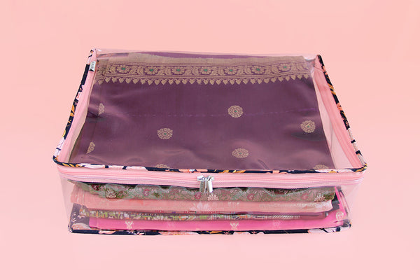 Saree/ Dress Cover – Peach Petals