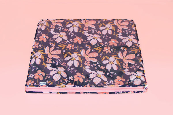 Single Saree/ Dress Cover – Peach Petals