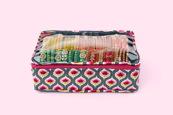 Bangle/ Watch Organiser – Purple Bloom (2R)