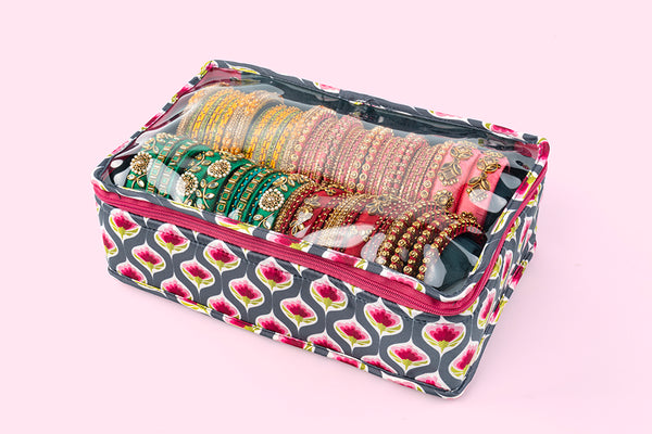 Bangle/ Watch Organiser – Purple Bloom (2R)