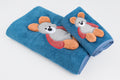 Bear Towel Napkin Set - Blue