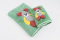 Bear Towel Napkin Set - Green