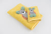Bear Towel Napkin Set - Yellow