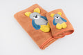 Bear Towel Napkin Set - Orange