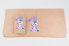 Bunny Towel Napkin Set - Beige