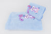 Bunny Towel Napkin Set - Blue