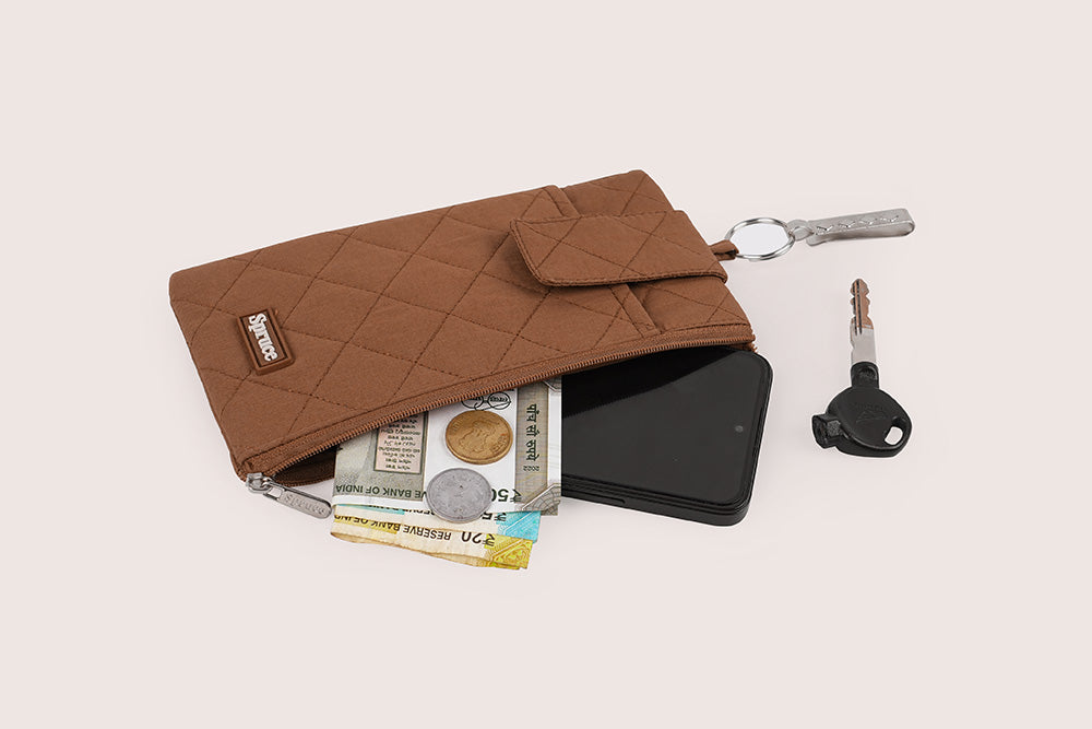 Cell Phone Pouch – Chocolate (Hook) – Spruce