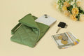 Cell Phone Pouch – Crocodile Green