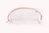 Transparent Wide Access Travel Organiser - Champagne Pink