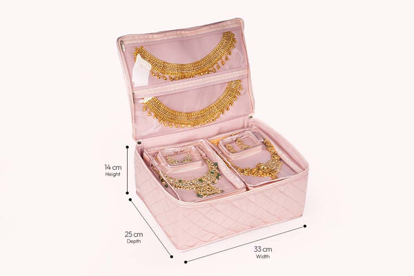 Jewellery Organiser (8P 2XL) - Champagne Pink
