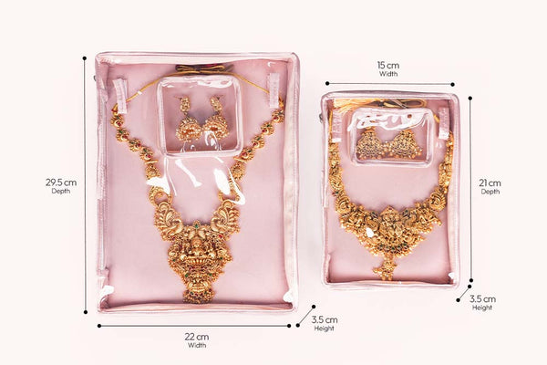 Jewellery Organiser (8P 2XL) - Champagne Pink