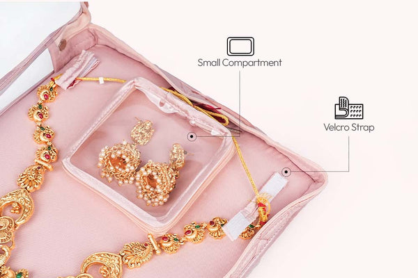 Jewellery Organiser (8P 2XL) - Champagne Pink