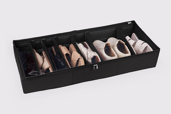 Under Bed Footwear Organiser - Charcoal
