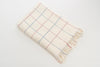 Checks Bath Towel - White