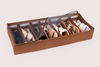 Under Bed Footwear Organiser - Chocolate