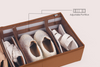 Under Bed Footwear Organiser - Chocolate