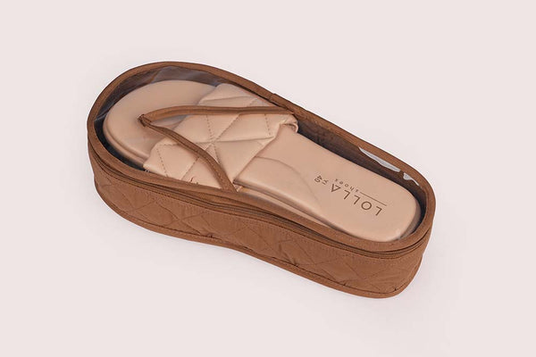 Compact Footwear Organiser - Chocolate