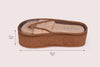 Compact Footwear Organiser - Chocolate