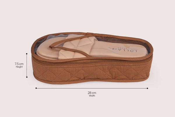 Compact Footwear Organiser - Chocolate