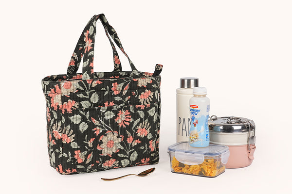 Lunch Bag (2 Pocket) - Coral Dust