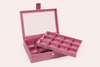 Double decker jewellery box - Old rose