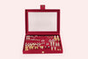 Earring Box - Maroon