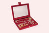 Earring Box - Maroon