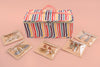 Earring Organiser - 12 Detachable pouch (Candy)
